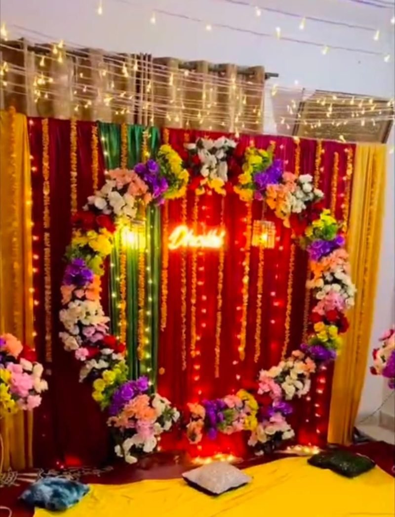 Dholki décor in Sialkot