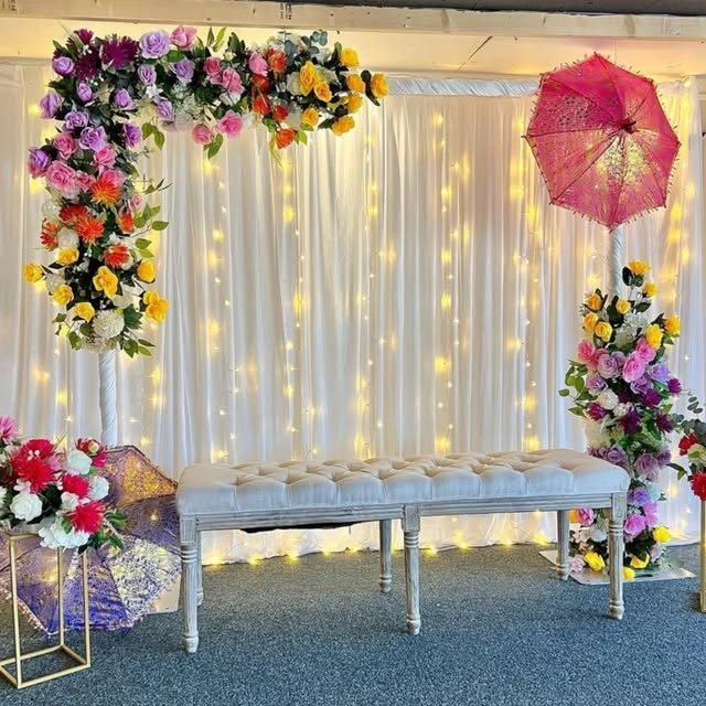 Nikkah Décor setup in Sialkot by Events In Sialkot