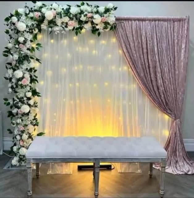 Engagement Décor setup in Sialkot by Events In Sialkot