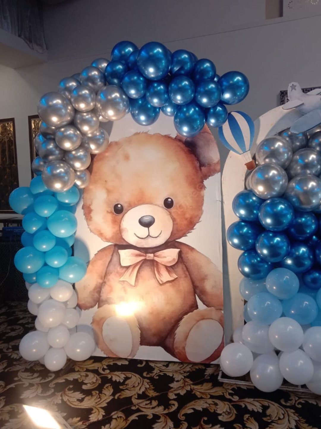 Blue birthday balloon decoration in Sialkot – Events In Sialkot