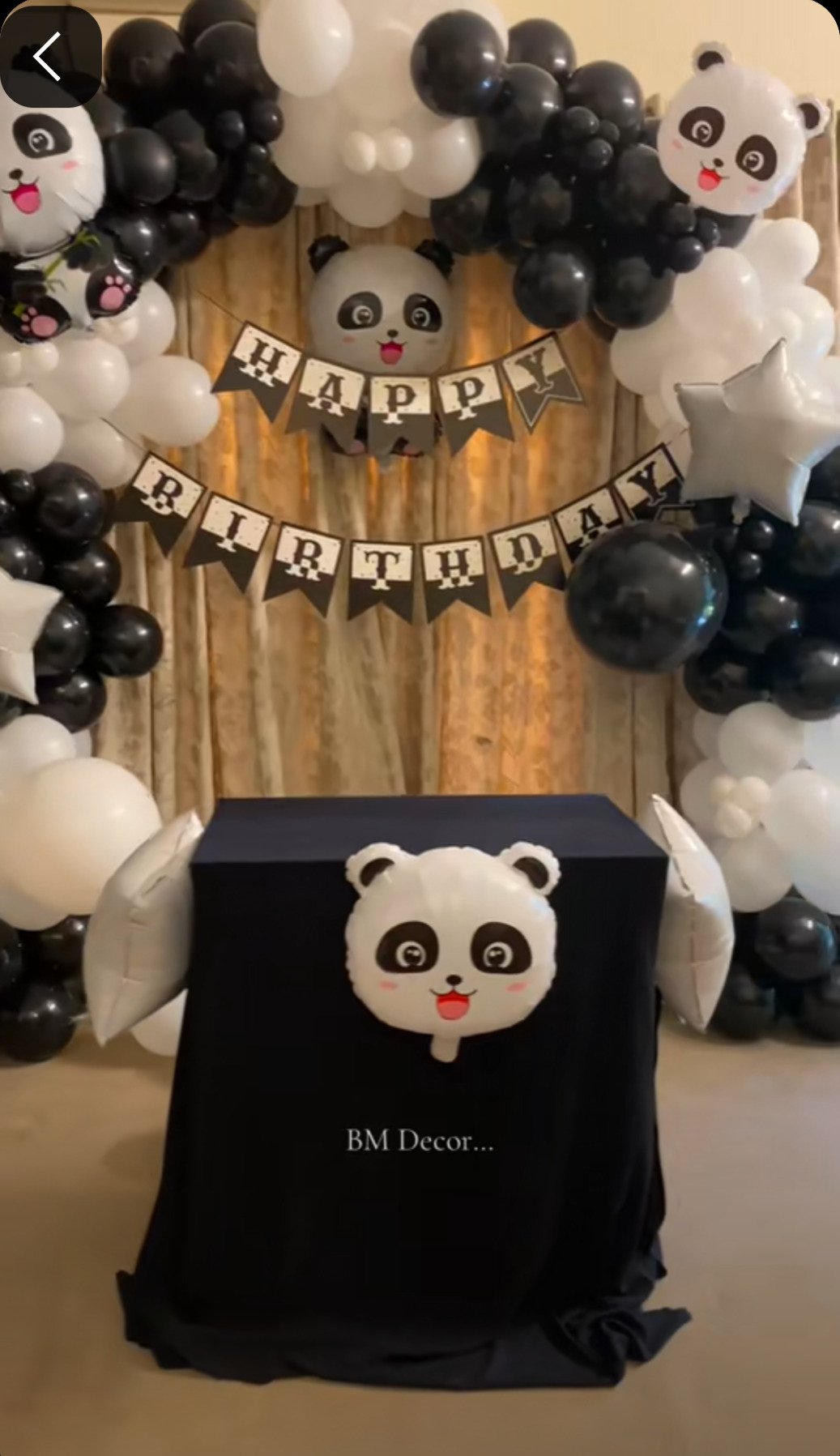 Orange birthday balloon decoration in Sialkot – Events In Sialkot