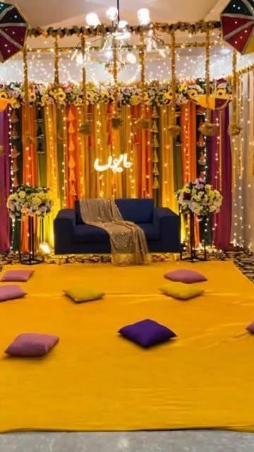 Mayun Décor setup in Sialkot by Events In Sialkot